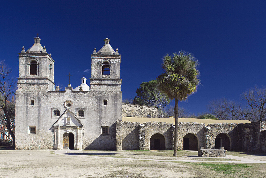 Mission Nuestra Señora de la Concepción de Acuña, San Antonio, Texas. USA.