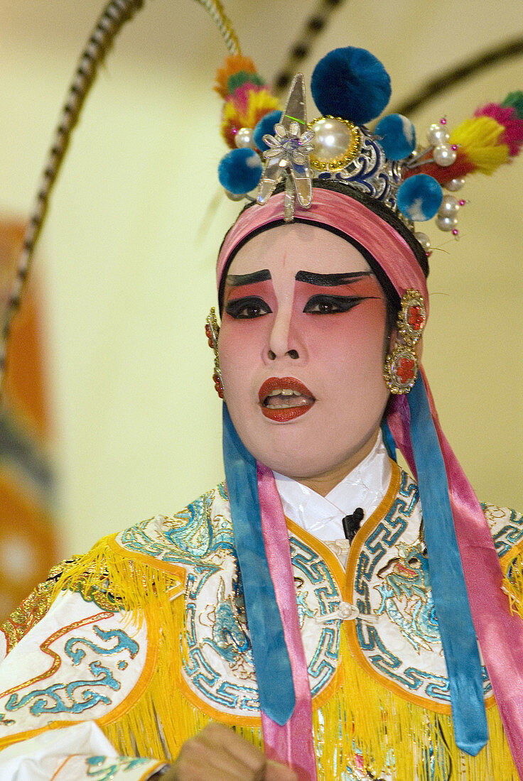 Expression of sorrow during the Teochew opera