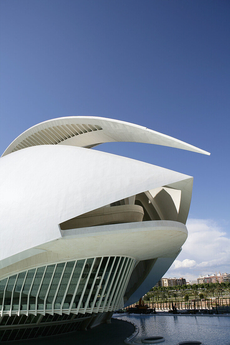 Stadt der Künste und der Wissenschaften von S. Calatrava, Valencia. Valencianische Gemeinschaft, Spanien