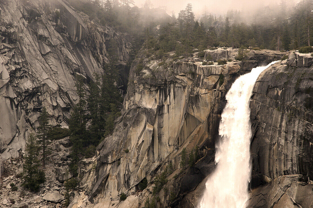 Nevada Falls in Yosemite National park, California. USA.