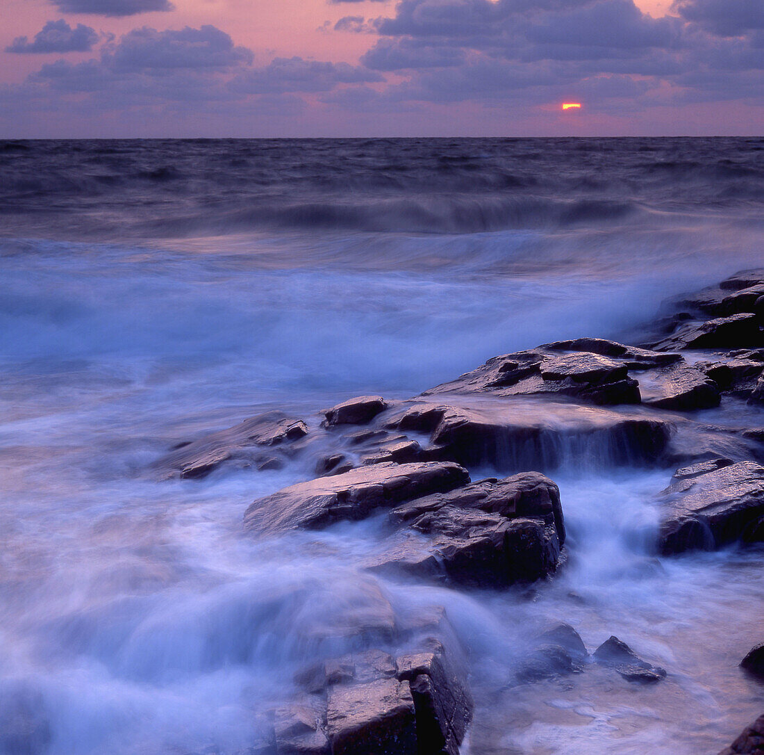 Sunset at Hovs Hallar. Skåne. Sweden