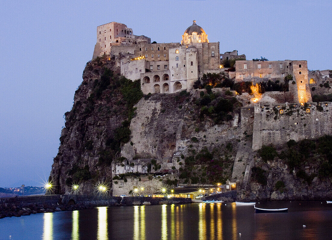 Italy, Campania, Ischia Island, Aragonese Castle