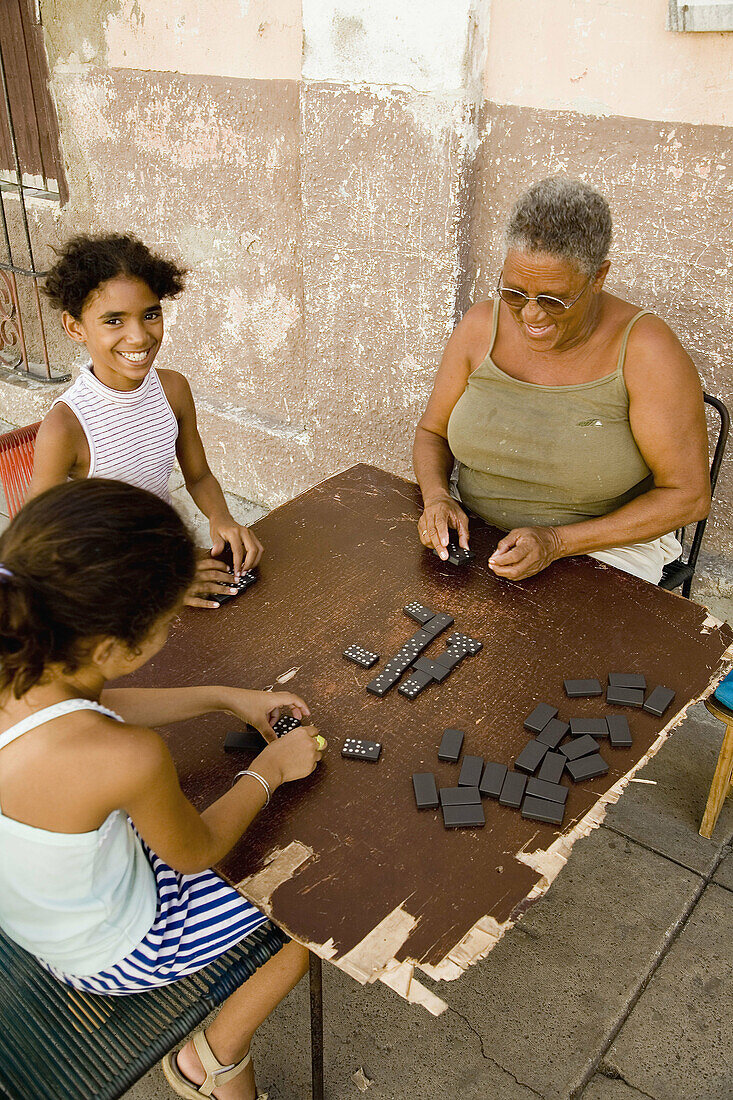 Playing dominoes. Cienfuegos. Cuba.