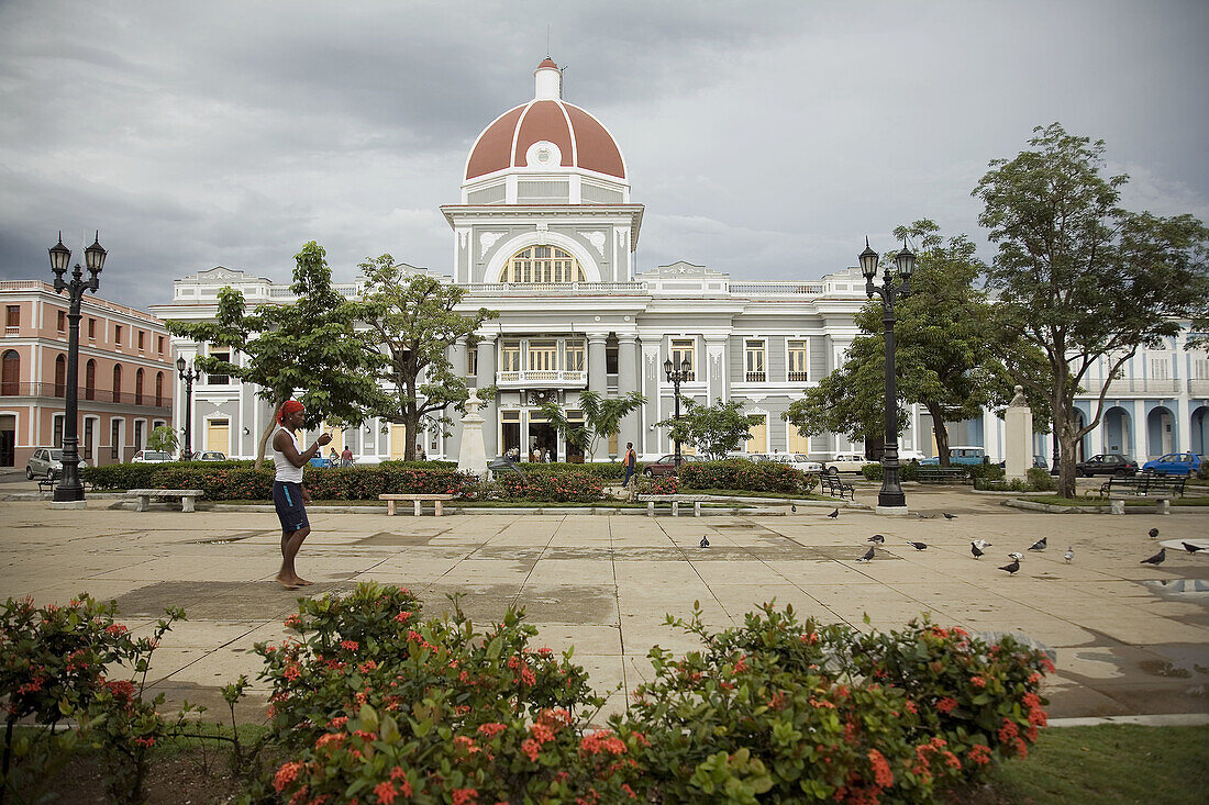 Parque José Martí and Palacio de Gobierno. Cienfuegos. Cuba.