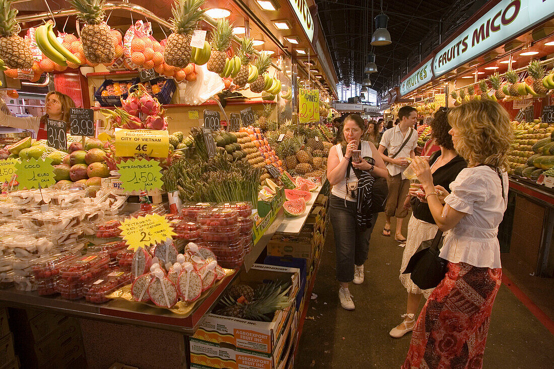 Mercat de Sant Josep (La Boqueria). Barcelona, Spain