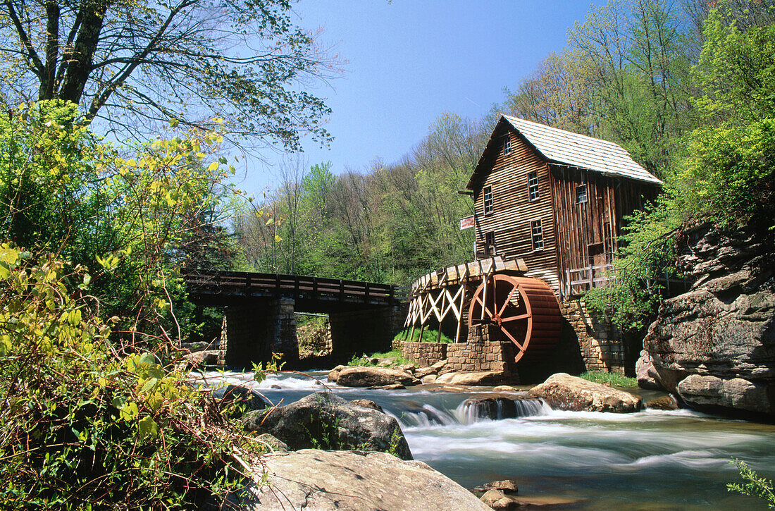 Glade Creek Grist Mill. Babcock State Park. West Virginia. USA