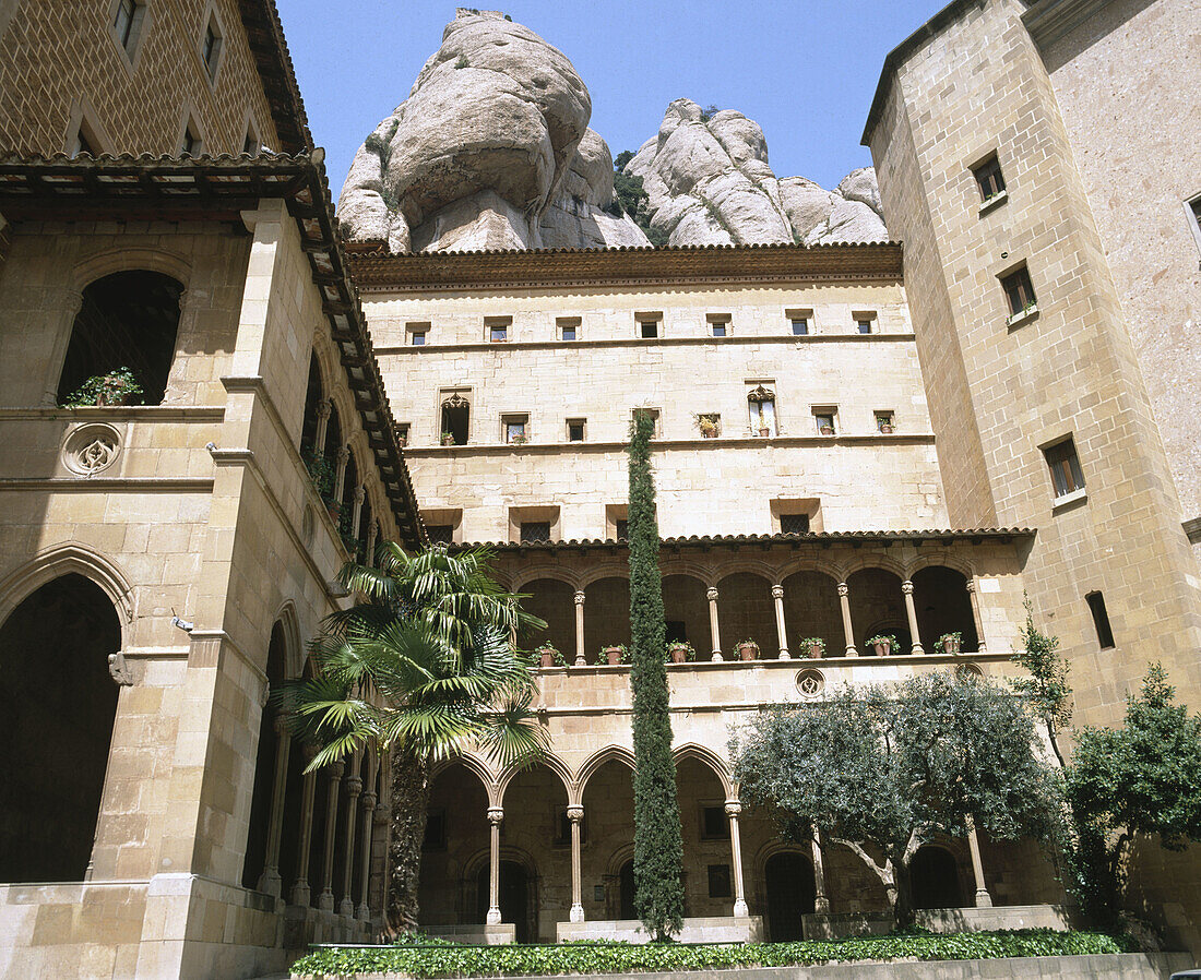 Benedictine Monastery of Montserrat, Barcelona Province, Catalonia, Spain