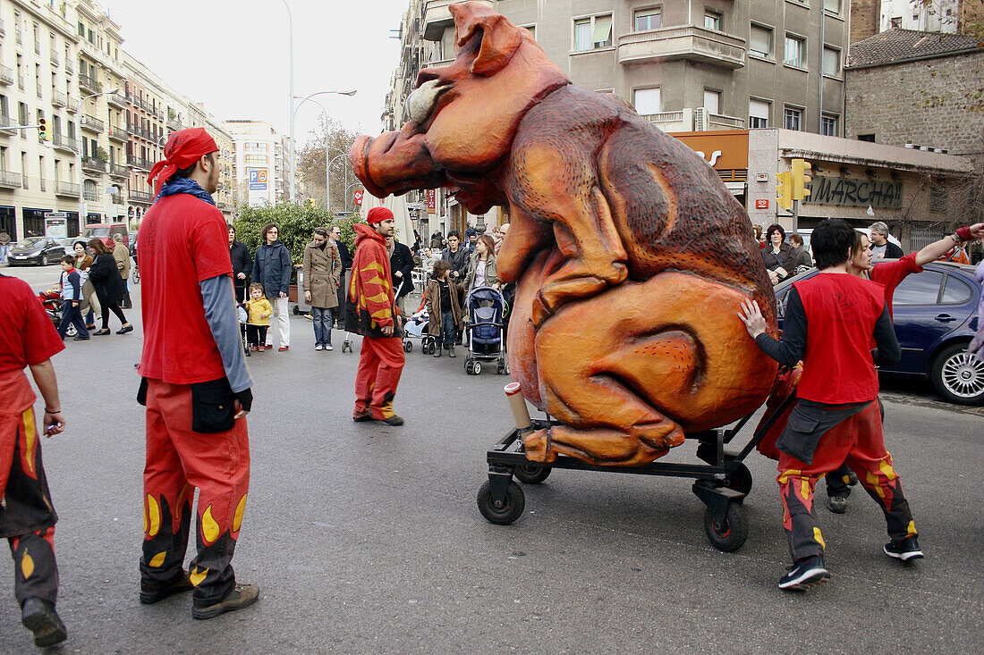 La Porca de Sant Antoni. Barcelona. Cataluña. Spain.