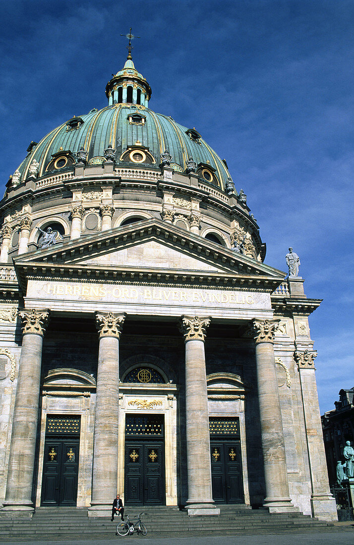 Amalienborg Palace, royal residence. Copenhagen. Denmark