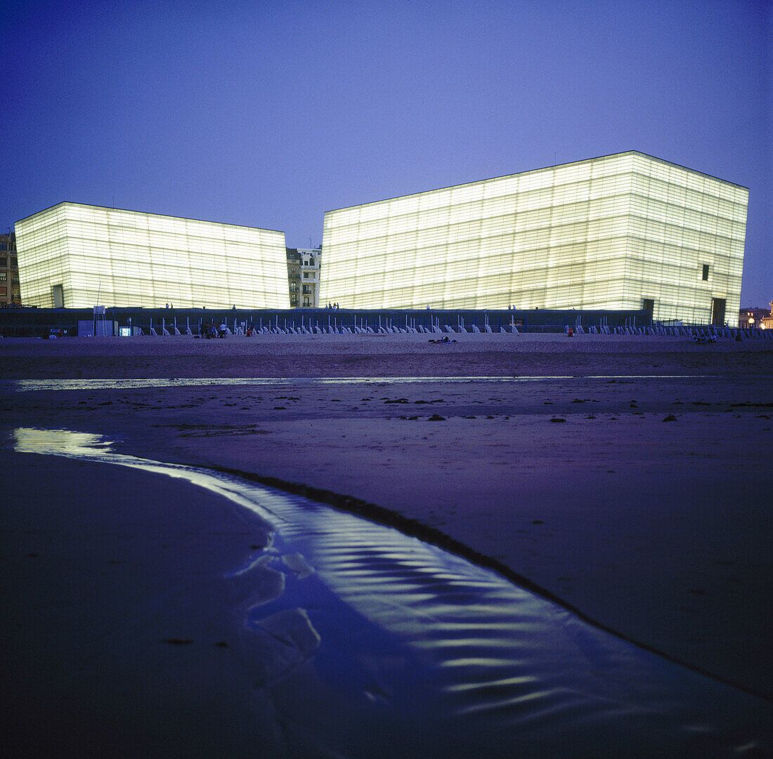 Kursaal-Center, ein Werk von Rafael Moneo. San Sebastián. Spanien