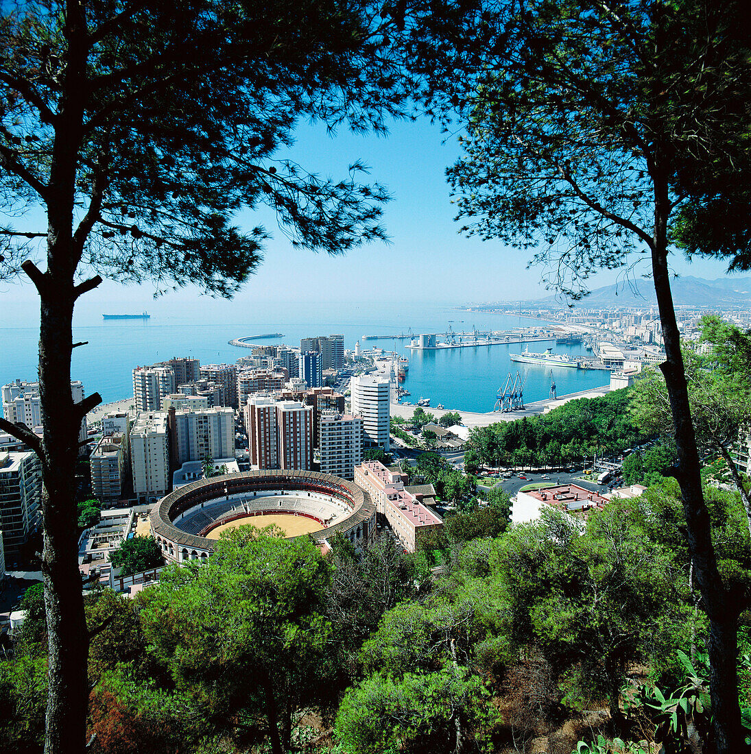 Stierkampfarena. Málaga. Spanien