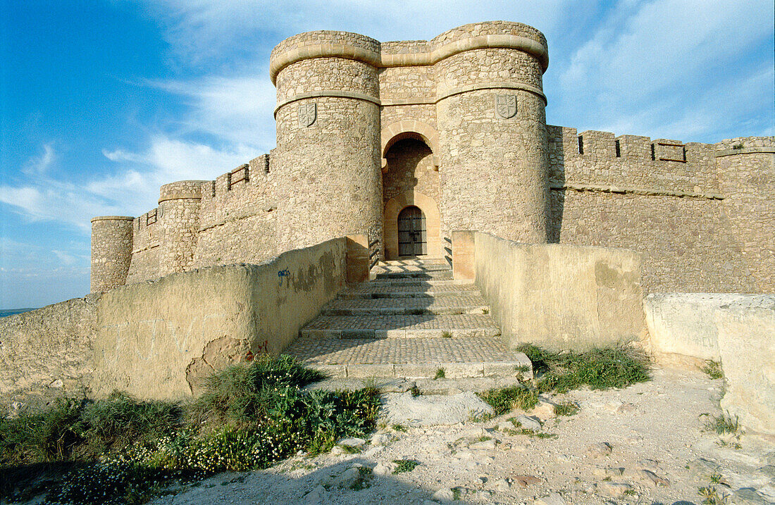 Chinchilla castle. Chinchilla de Montearagón. Albacete Province. Castilla La Mancha. Spain