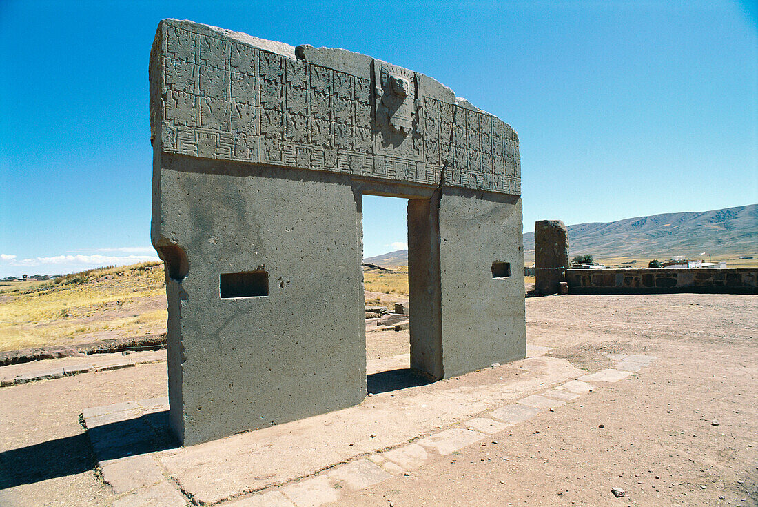 Gateway of the Sun. Tiahuanaco. Bolivia