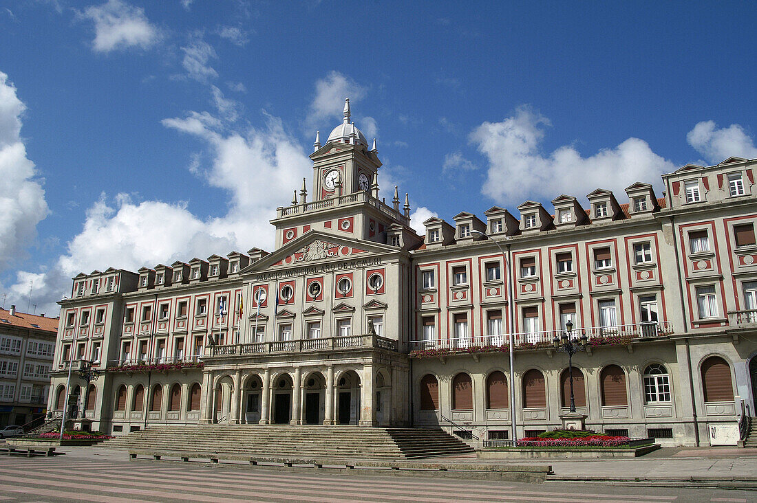 Town Hall, El Ferrol. La Coruña province, Galicia, Spain