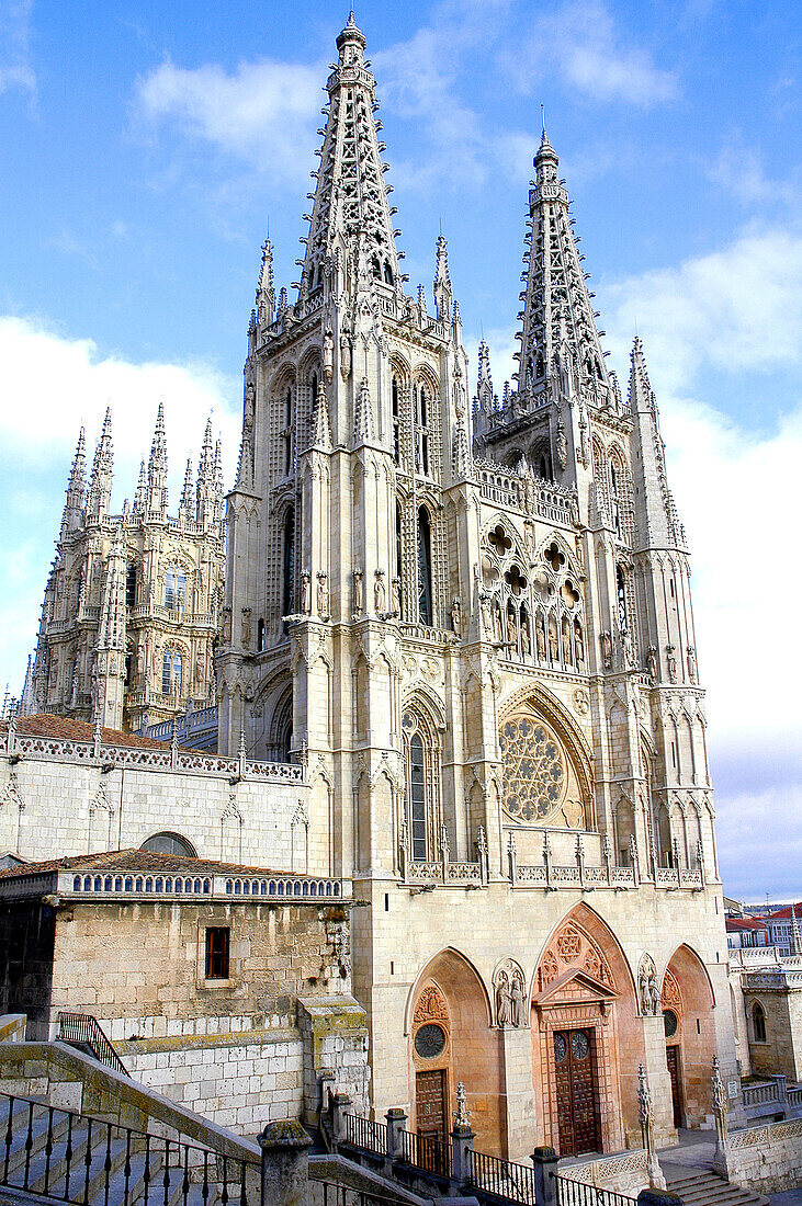 Gothic cathedral (13th century), Burgos. Castilla-Léon, Spain