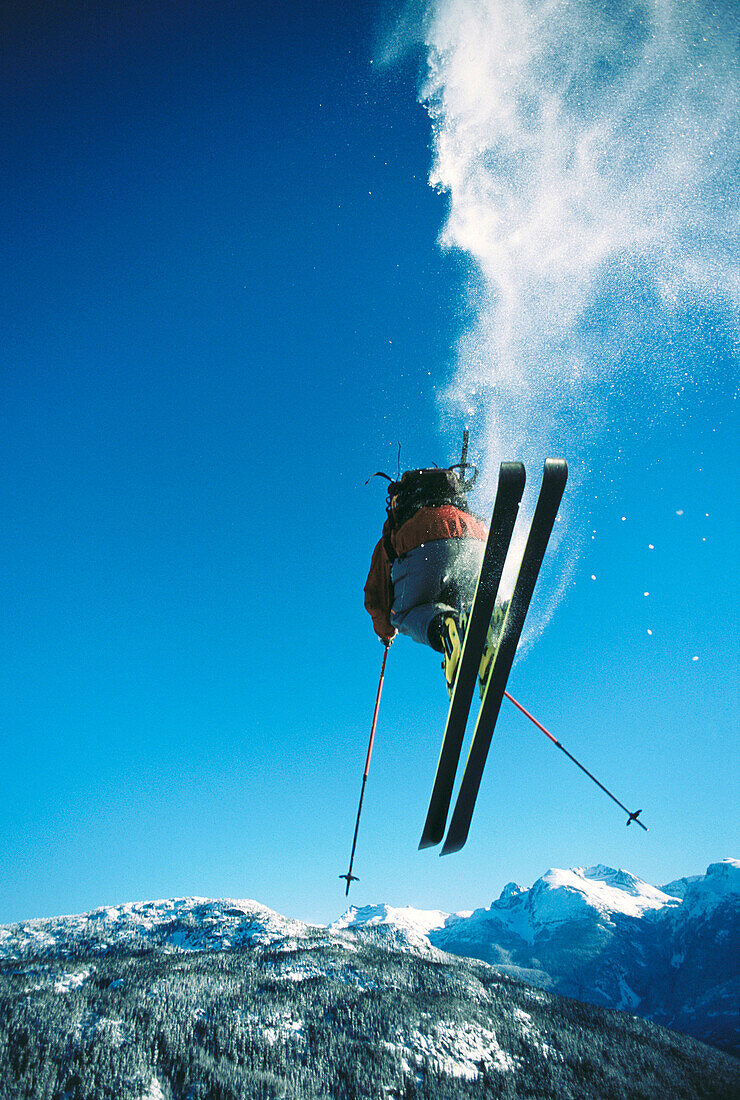 Skiing. Whistler, British Columbia, Canada