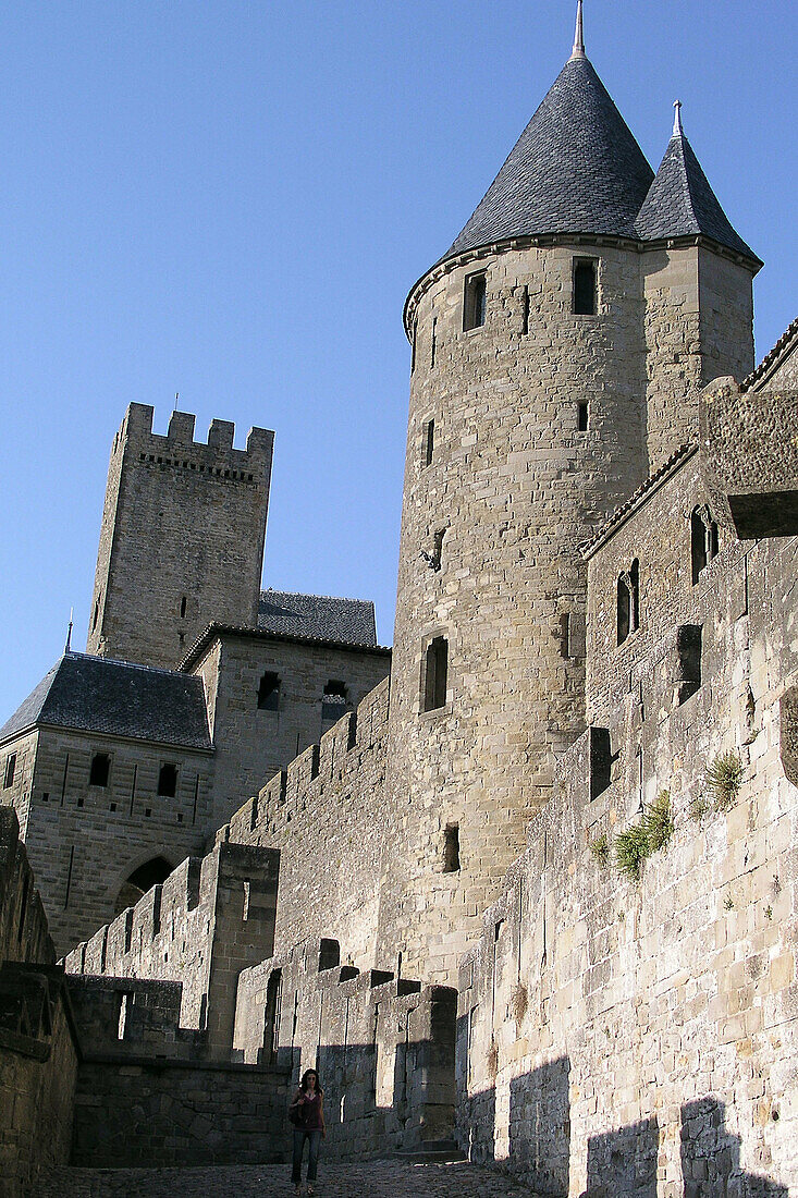 Cité de Carcassonne. Languedoc-Roussillon. France.