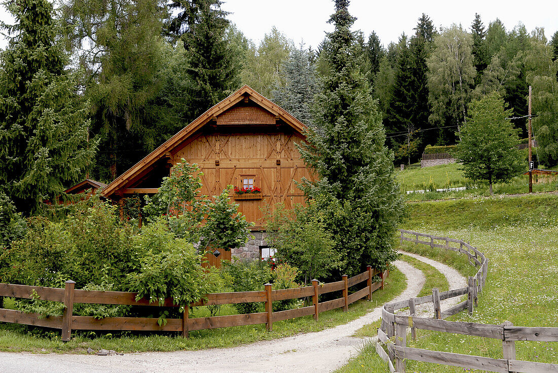 house in wood,Soprabolzano, Bolzano. Trentino Alto Adige, Italy