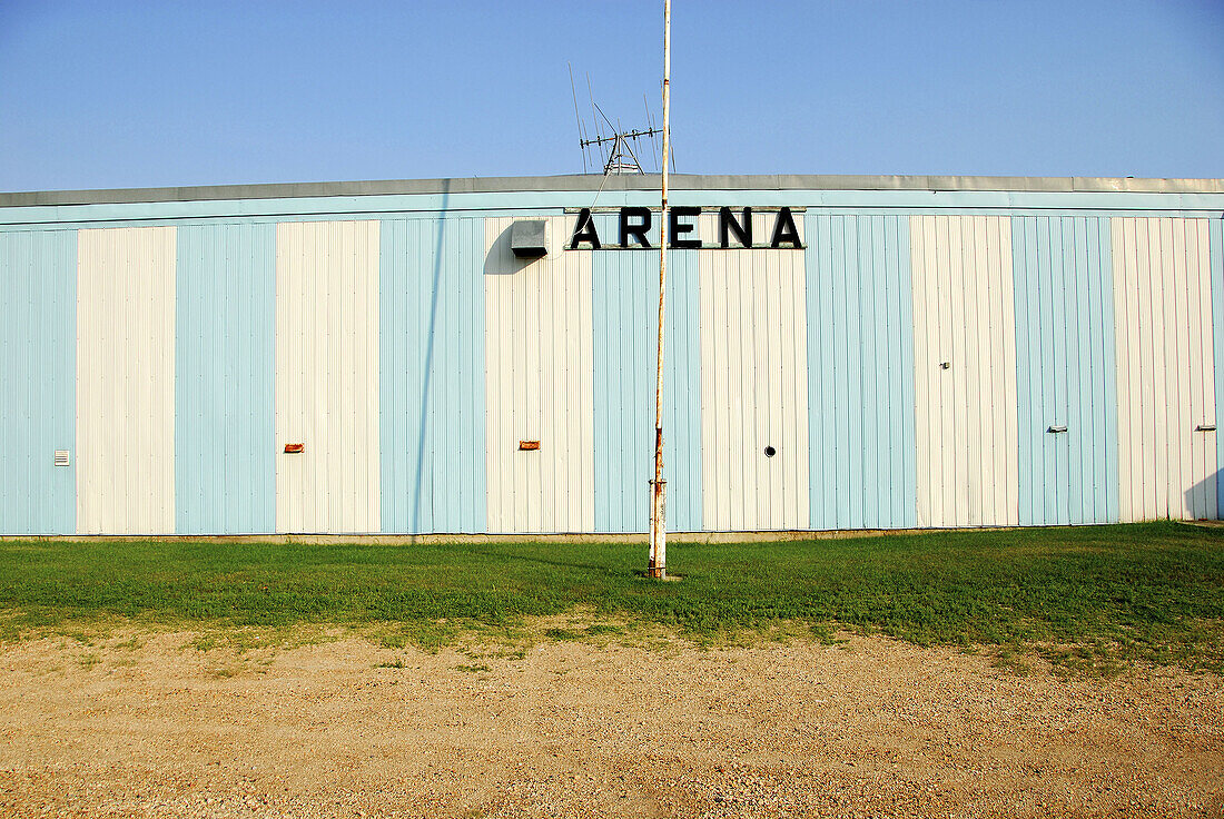 arena building in small town
