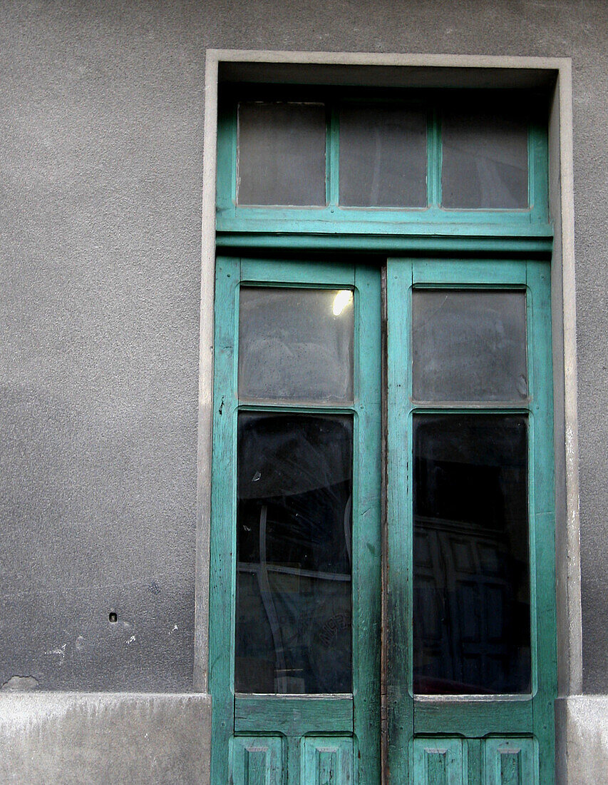 Door of building, Monforte de Lemos. Lugo province, Galicia, Spain