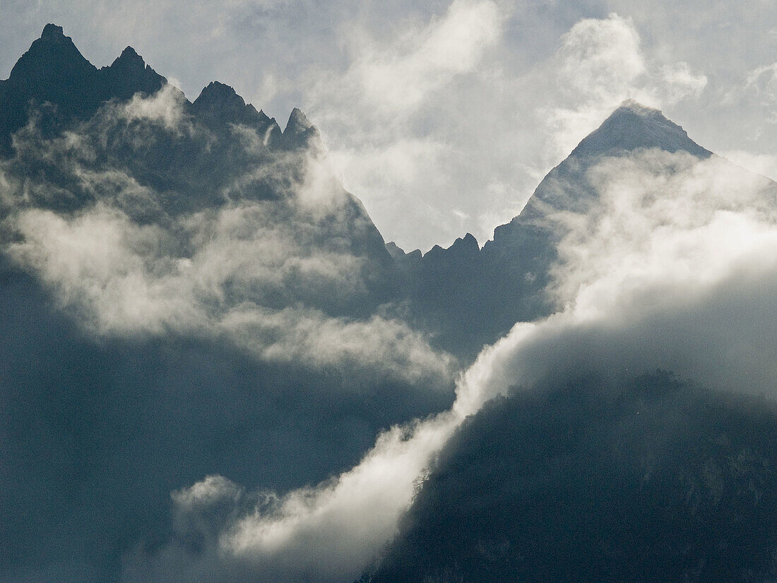clouds rushing in, Jade Dragon Snow Mountains, Yunnan, China