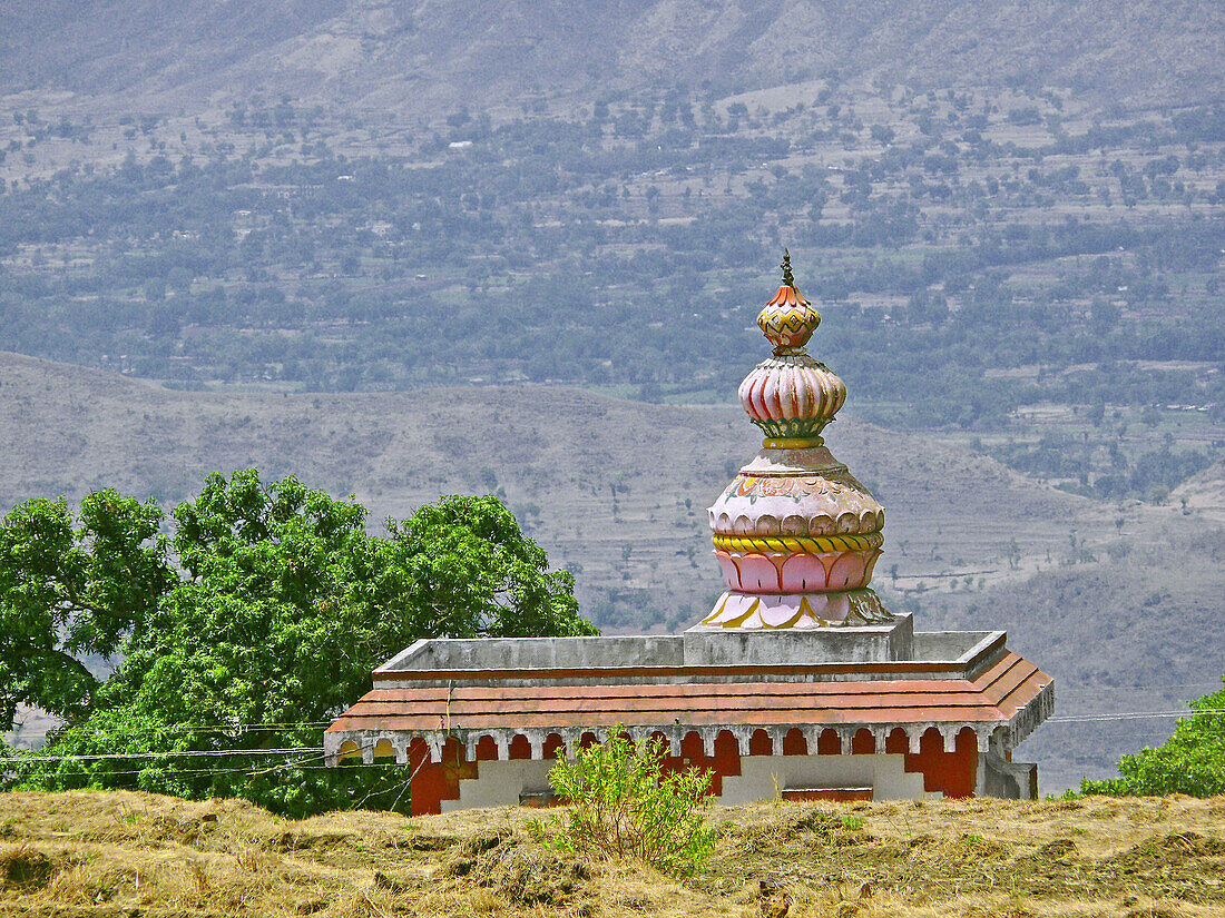 Temple of Mandharadevi. Bhor, Maharashtra, India.