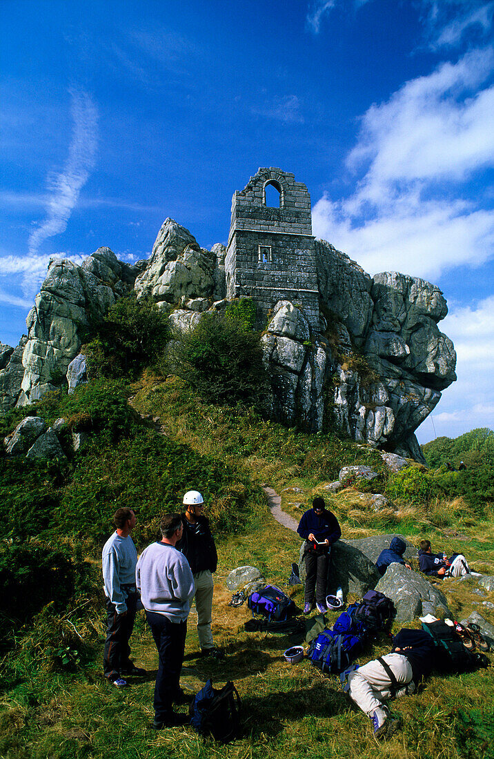 Europe, England, Cornwall, near Bugle, Roche Rock