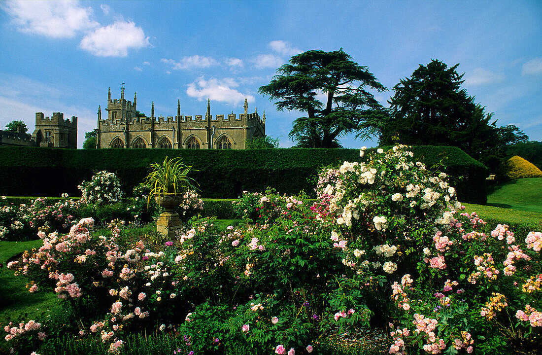 Europa, England, Gloucestershire, bei Winchcombe, Cotswolds, Sudeley Castle