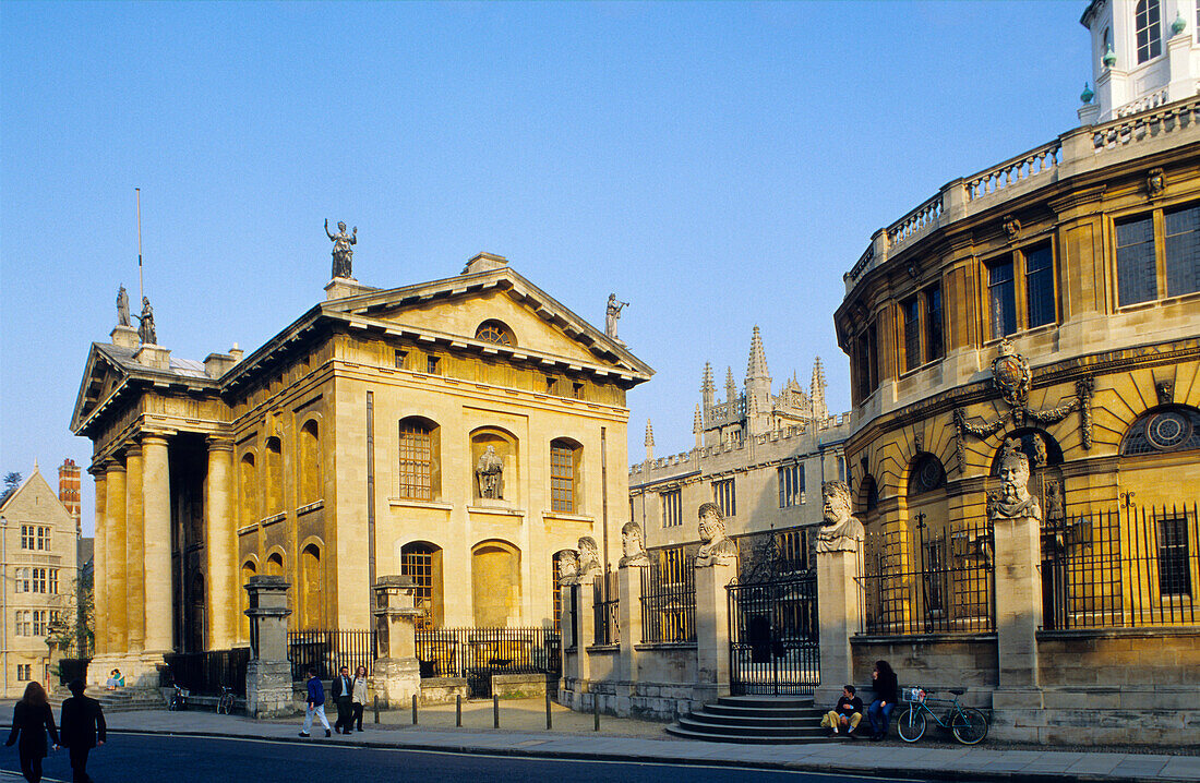 Europa, Grossbritannien, England, Oxfordshire, Oxford, Clarendon Building und Sheldonian Theatre