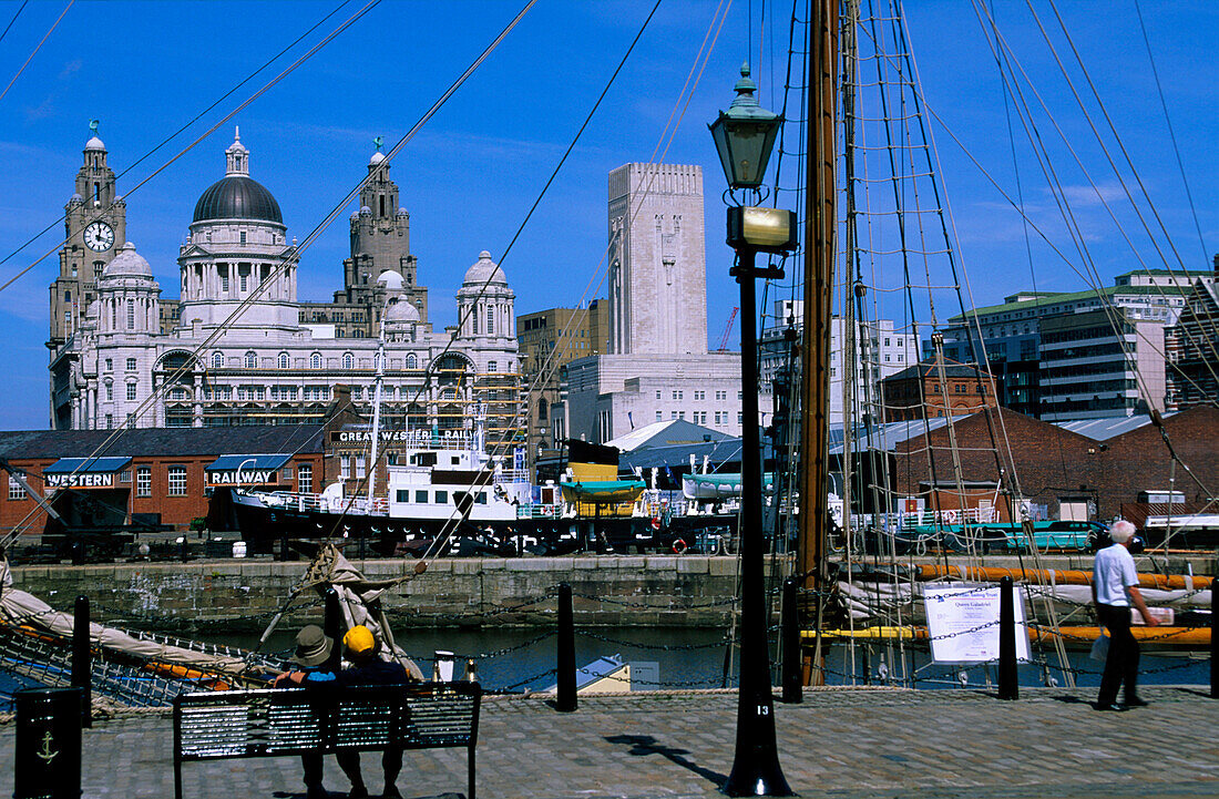 Europa, Grossbritannien, England, Merseyside, Liverpool, Pier Head