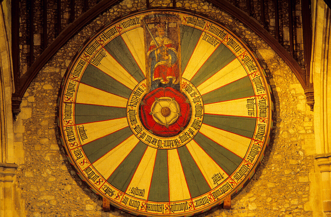 Europe, Great Britain, England, Hampshire, Winchester, Winchester Cathedral, King Arthur´s round table