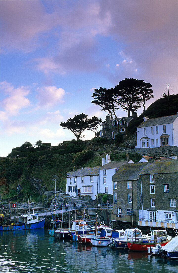 Europa, Grossbritannien, England, Cornwall, Hafen in Polperro