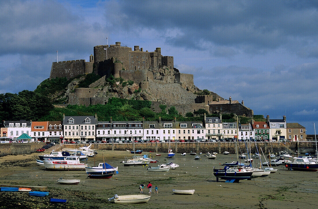 Europe, England, channel island Jersey, Mount Orgueil Castle