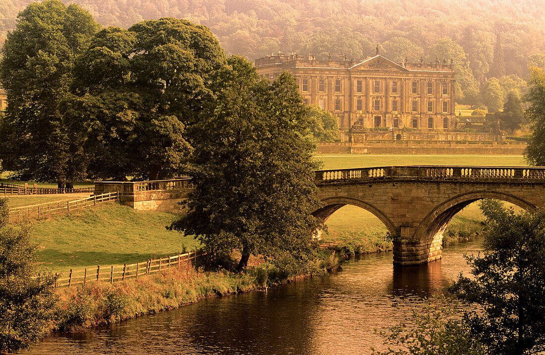 Europe, England, Derbyshire, Chatsworth House