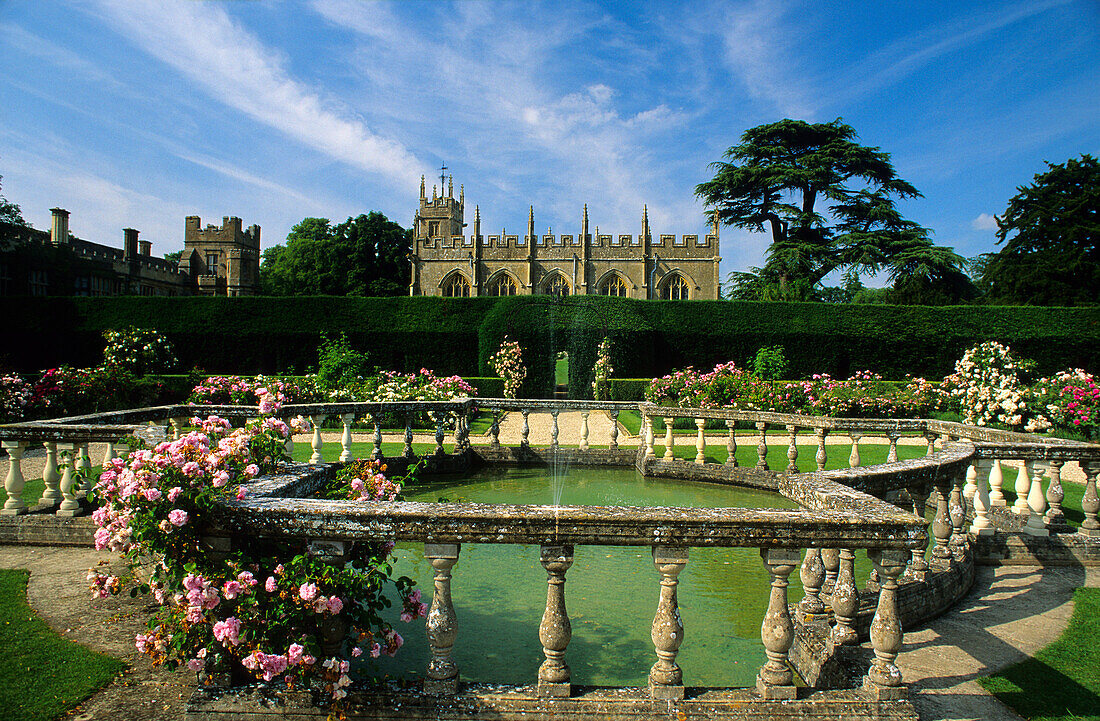 Europe, England, Gloucestershire, near Winchcombe, Cotswolds, Sudeley Castle