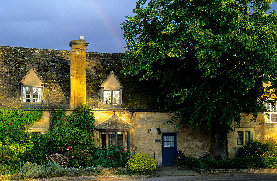 Europa, England, Gloucestershire, Cotswolds, Stanton, Cottage
