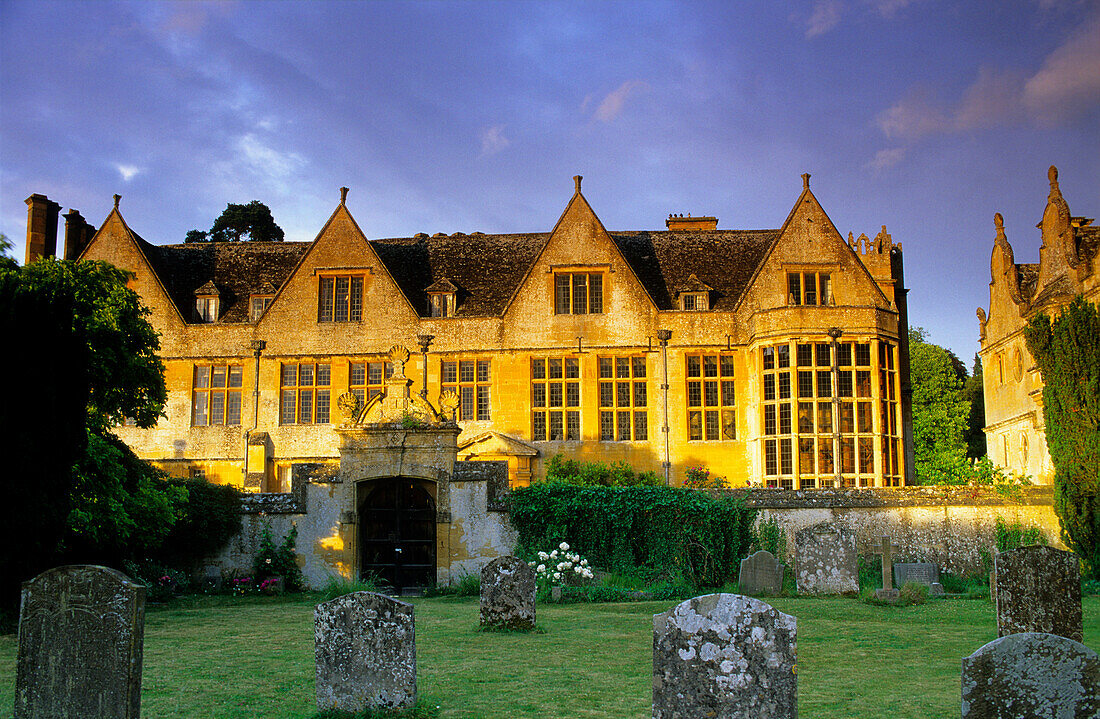 Europa, England, Gloucestershire, Cotswolds, Stanway, Friedhof