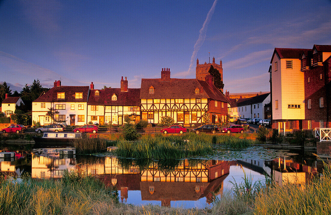 Europa, Europe, England, Gloucestershire, Tewkesbury, Mill Avon Waterfront