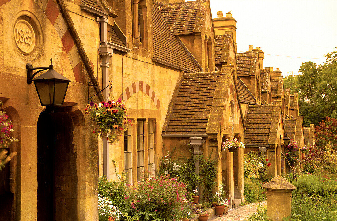 Europa, England, Gloucestershire, Cotswolds, Winchcombe, Dent's Terrace