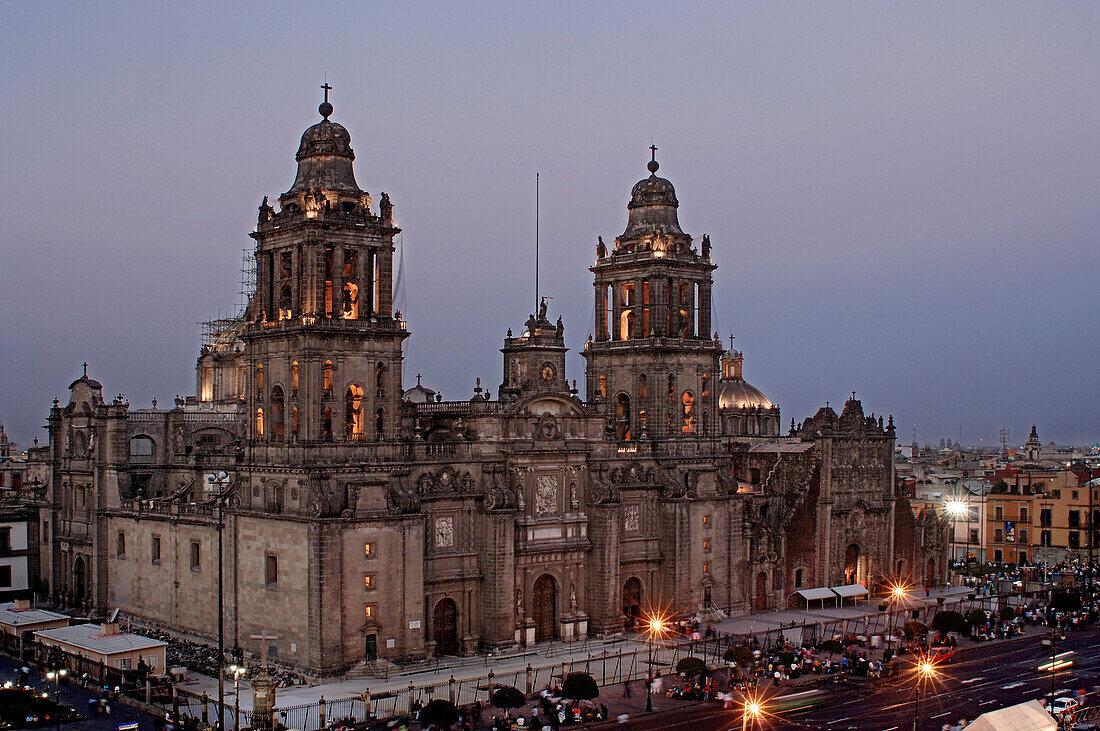 Kathedrale am Zócalo, Mexiko Stadt, Mexiko