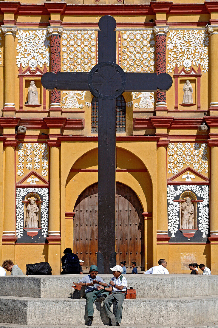 Kathedrale am Zócalo in San Chistobal de las Casas, Mexiko