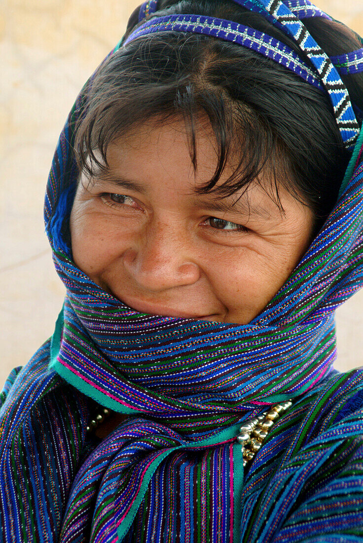 Maya woman in Antigua, Guatemala, Central America