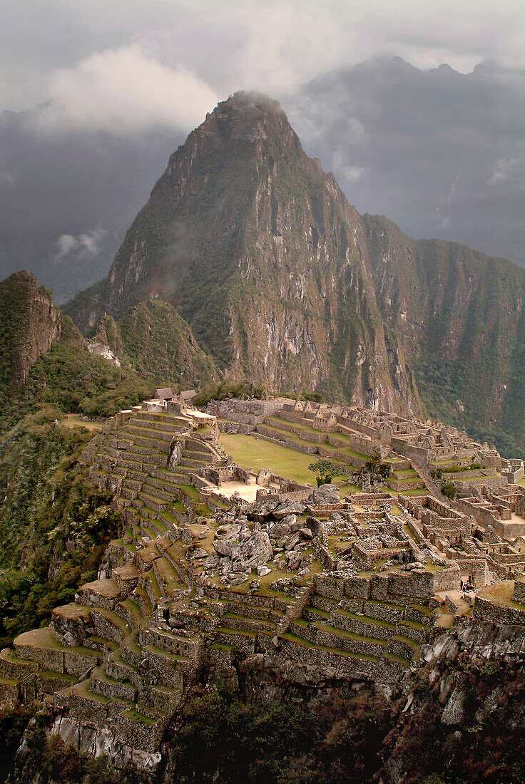 Die Ruinen von Machu Picchu, Peru, Südamerika