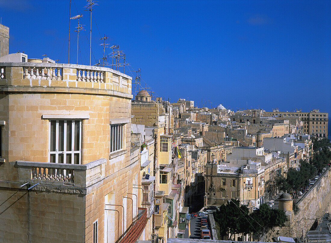 Overview of Valetta. Malta