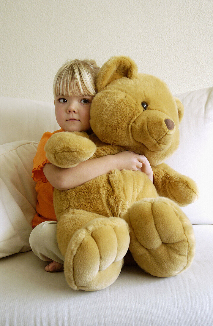 Girl with Teddy bear