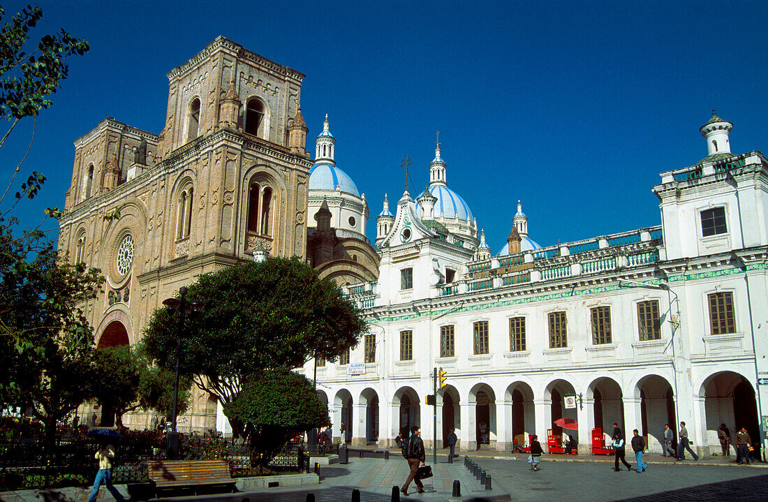 Catedral Nueva. Parque Calderon. Cuenca. Azuay province. Ecuador