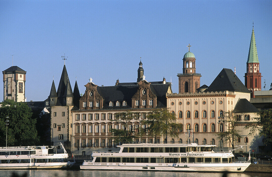 Römer skyline. Frankfurt am Main. Hessen. Germany