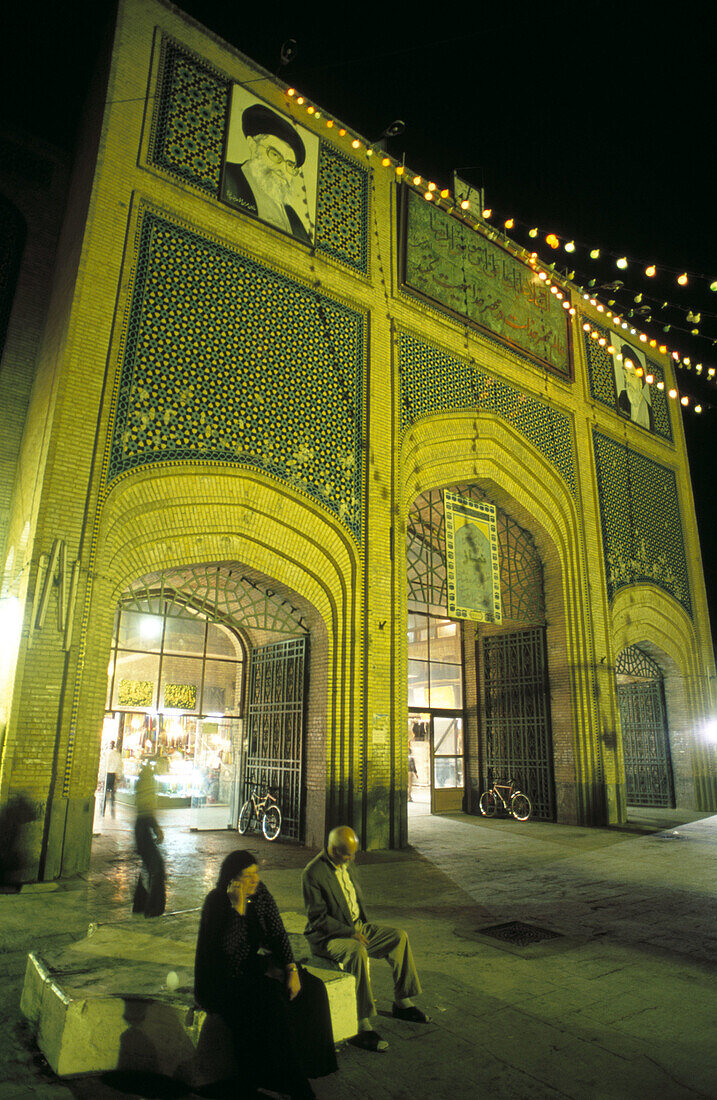 Entrance of the bazar. Mashhad. Khorasan province. Iran