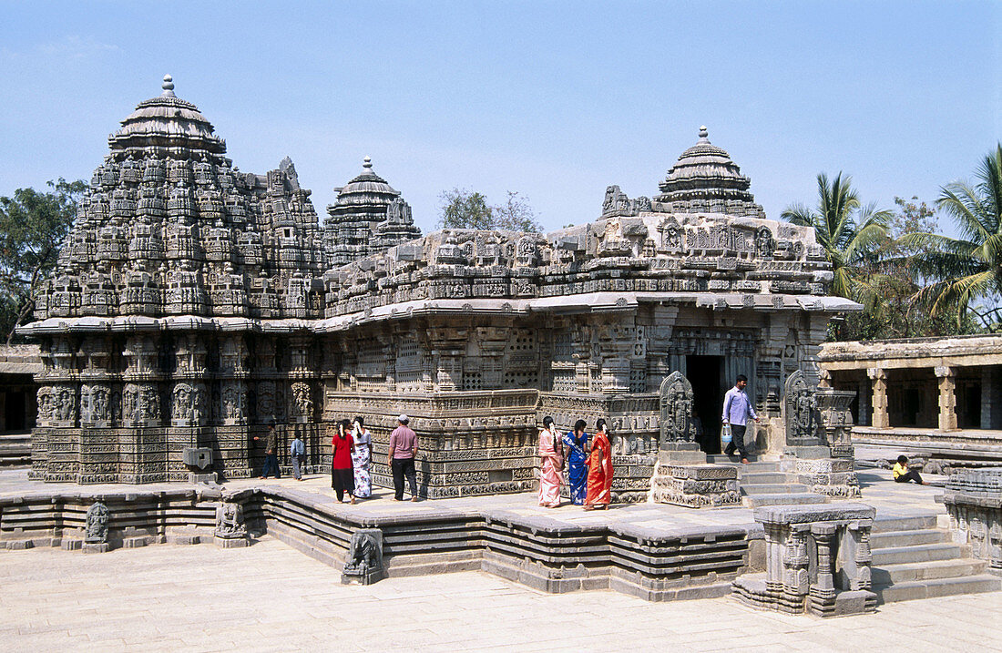 Keshava Temple, Hoysala Architecture. Somnathpur. Karnataka State. India.