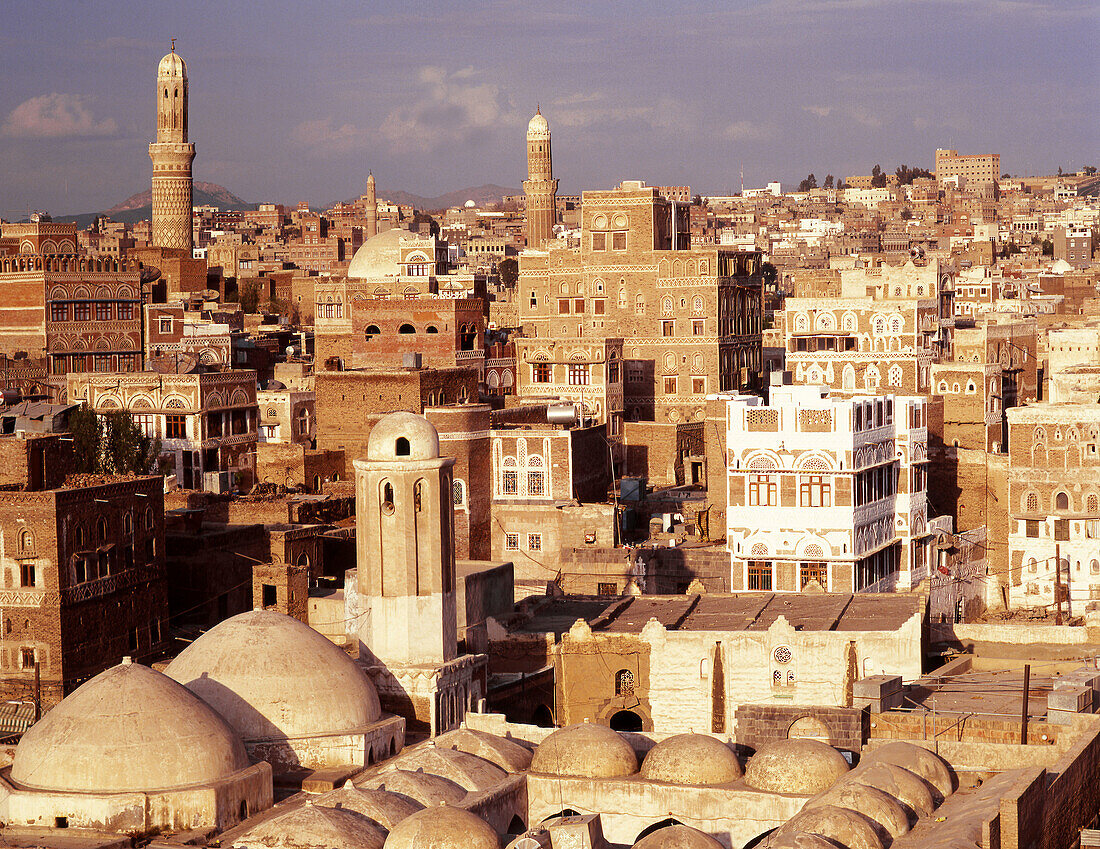 Skyline. Sanaa. Yemen.